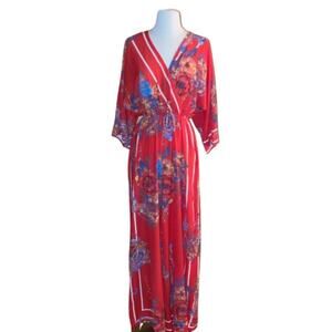 NWT Boho Floral Jumpsuit Flying Tomato Small